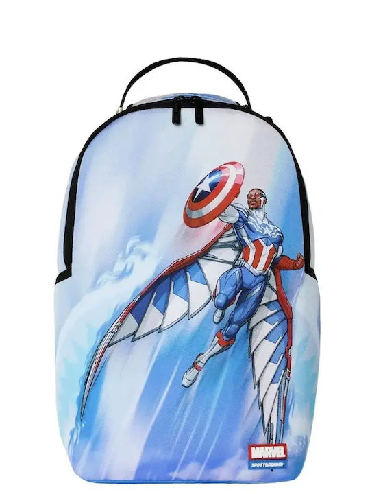 Sprayground School Backpack Junior High-High School MARVEL AVENGERS CAPTAIN AMERICA SPLIT DLXSR 29 x 15 x 46cm