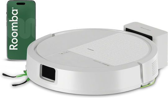 iRobot Roomba 115 Прахосмукачка робот с Лазерно Картографиране и Всмукателна Мощност 15000Pa Бяла