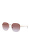 Ray Ban Дамски Слънчеви Очилa с Розово Злато Рамка и Червени Преливащи Стъкла