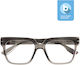 Looplabb Max Crystal Schwarz Blaulichtblockierende Brillen Grad 3