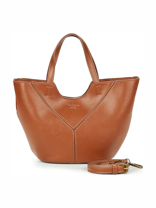 Pepe Jeans Cevia Hexia Women's Handbag Tan Brown