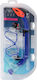 Aquablue Silicone Diving Mask with Snorkel Blue