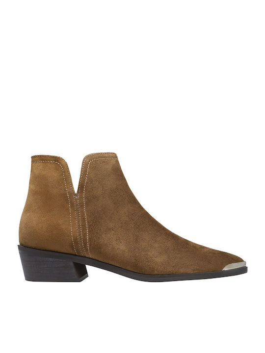 Stiefeletten Damen Tabac Braun