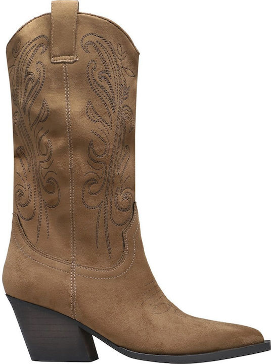 Stiefeletten Damen Tabac Braun