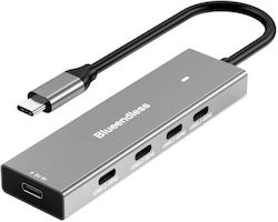 Blueendless USB-Hub 10 Anschlüsse (USB-A) UY411B