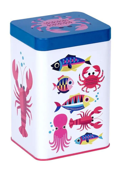 Sealife Crab Ортогонална Металик Кутия 10 × 15 Cm