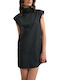 Sommer Mini Abend Damenkleid Schwarz 31001401-Schwarz