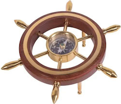 Wooden Base Compass Wheel