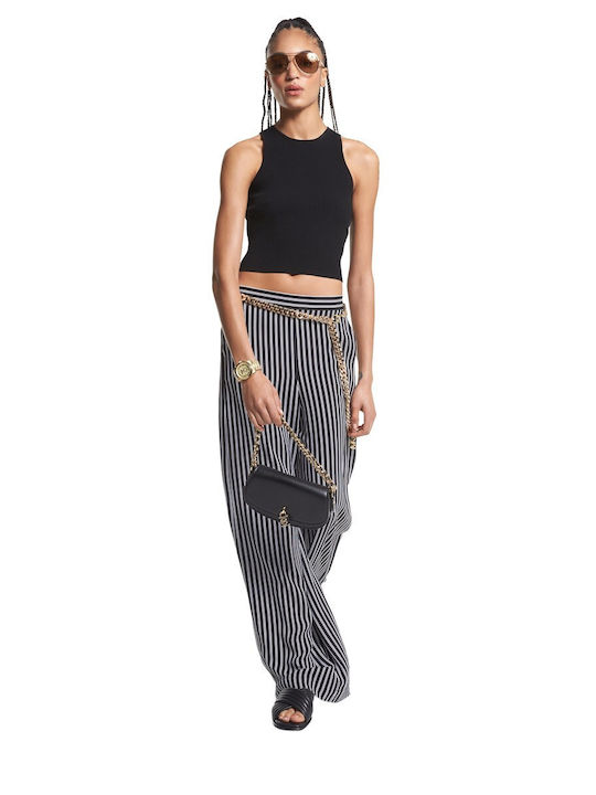 Damen Stoffhose Schwarz