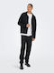 Long Sleeve Overshirt Black