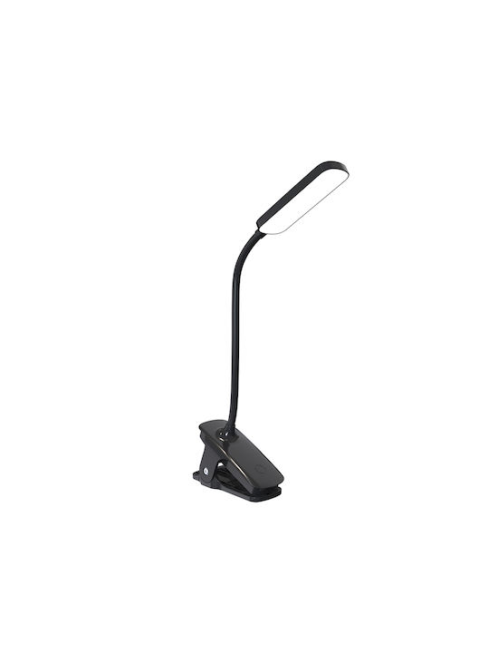 Wozinsky LED Bürobeleuchtung mit Flexiblen Arm in Schwarz