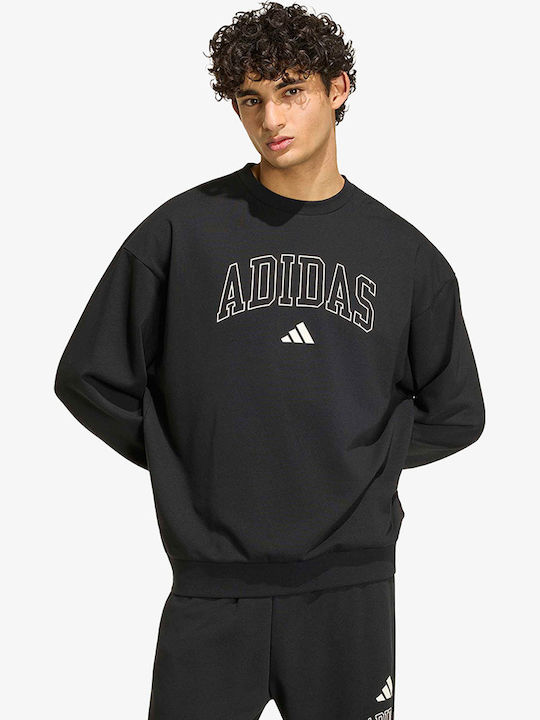 adidas Crew Sweatshirt Φούτερ Μαύρο