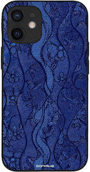Θήκη Sonique Diva Series Apple Iphone 12 Mini Μπλε Δαντέλα