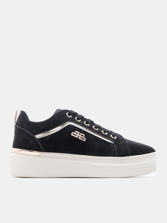 Luigi Women's Flatforms Sneakers Black