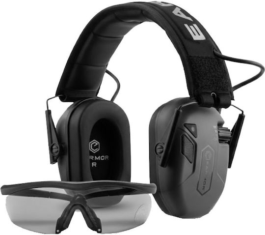 Opsmen M300T-BK+G01 Електронни работни слушалки с лента за глава