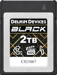 Delkin Speicherkarte Delkin CFexpress 4.0 Schwarz Typ B R3700/w3220 Vpg400 2TB Delkin Speicherkarte Delkin CFexpress 4.0 Schwarz Typ B R3700/w3220 Vpg400 2TB
