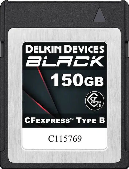 Delkin CFexpress Черна R1725/w1530 G3 150gb Карта памет
