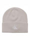 Beanie Unisex Σκούφος με Rib Πλέξη σε Μπεζ χρώμα