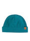 Unisex Fleece Beanie Strickmütze Petrol