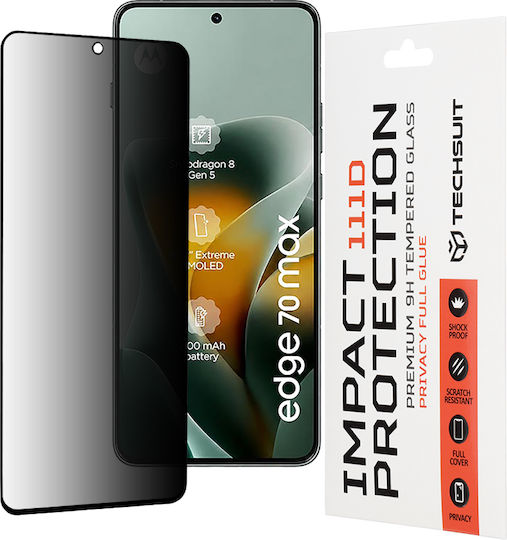 Techsuit 111d Privacy Full Glue Motorola Edge 70 Max Black