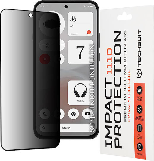 Techsuit 111d Privacy Full Glue Nothing Phone 4b Черен