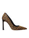 Heels with Low Heel Animal Print