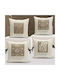Aberto Design Dekorativer Kissenbezug Mehrfarbig 43x43cm