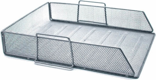 Foska Ablagekorb Draht 26x34x7,5 Silber Hy36574