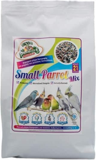 Evia Parrots Small Parrot Mix Bird Food for Budgerigars 5kg
