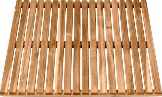 Wenko Set Badematten Hölzernes Akazie 55x55cm