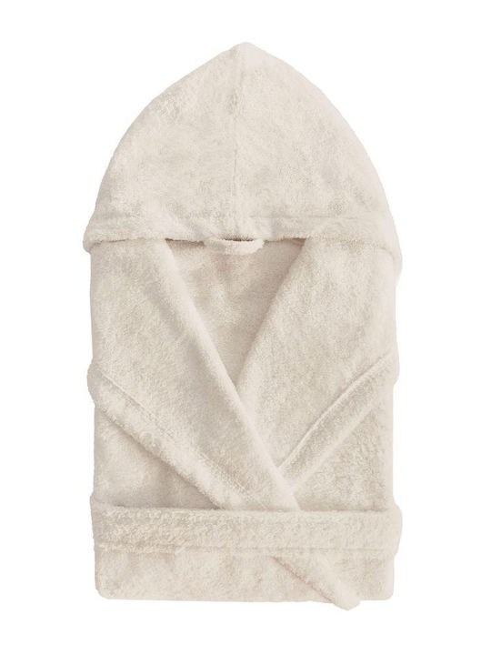 Sorema Plus Bathrobe Hooded Ecru 400gsm