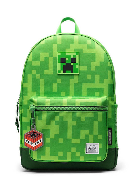 Herschel School Backpack Junior High-High School Green 30 x 15 x 43cm
