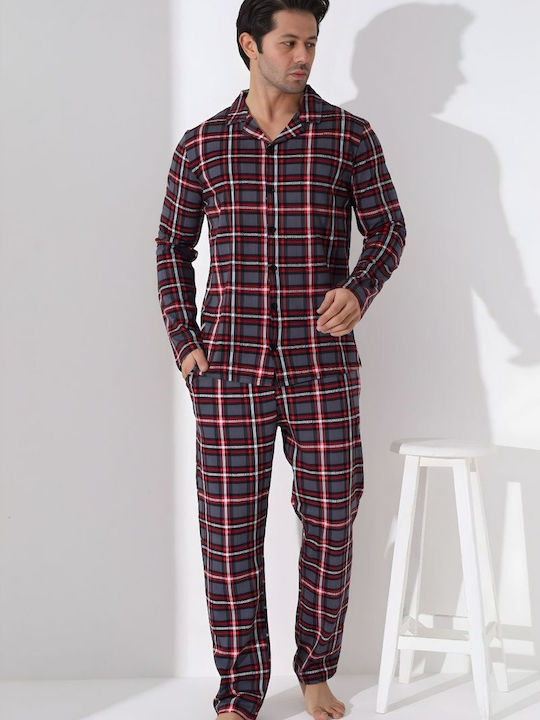 Boyraz Sommer Herrenpyjama Mehrfarbig