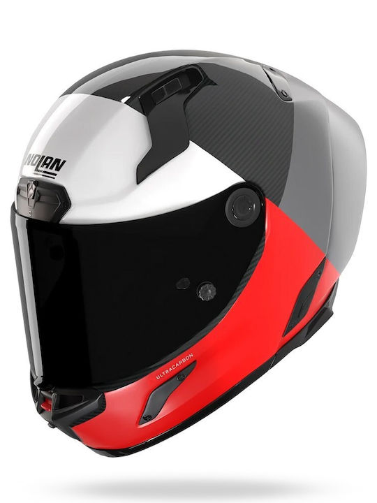 Nolan X-804 RS Ultra Carbon Blocco 369 Grey Lav...