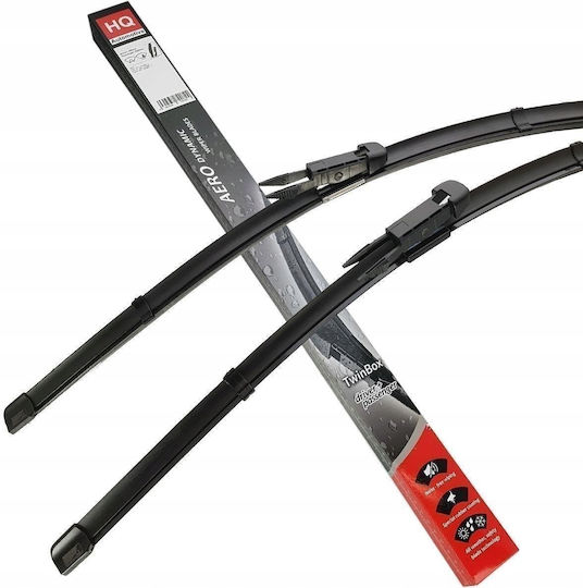 Hq Aero Dynamic Twinbox Frontwischer Citroen C4 B5 Nov 2004-Aug 2010