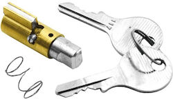Silver Steering Lock Ktm Exc 125-525 Piaggio Vespa 4mm Tecnium