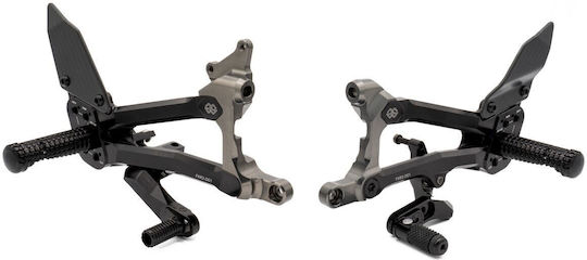 Rear Set Factor-x2 Bk Panigale V4 Gilles Fxr2-d01-b