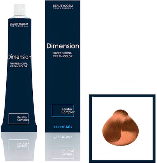 Dimension Hair Color Cream Νο 9.44 Ξανθό Πολύ Ανοικτό Έντονο Χάλκινο, Επαγγελματική Βαφή Μαλλιών Με Σύμπλεγμα Πρωτεϊνών Κερατίνης, 100ml