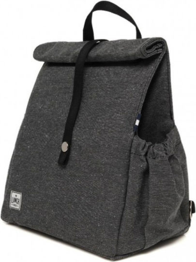 The Lunch Bags School Insulated Handheld Lunch Bag 8 Litre Grey 26x19x28cm