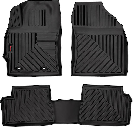 3d Rubber Car Mats Toyota Auris Ii Hatchback Estate 2012-2018 5cm Edge