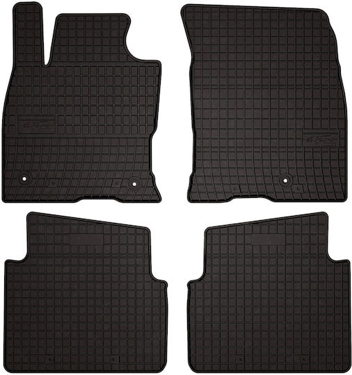 Gummi Auto Fußmatten Ford Kuga Mk3 SUV 2019 Schwarz Eingebaut