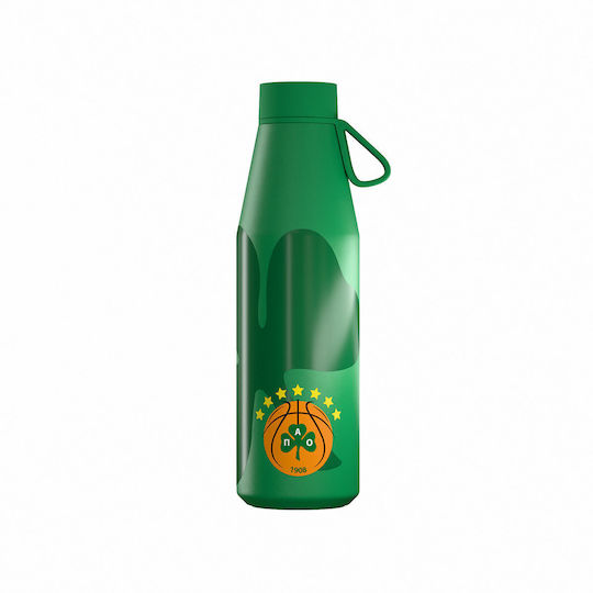 Estia Flow Recycelbare Thermosflasche Rostfreier Stahl 500ml Panathinaikos BC