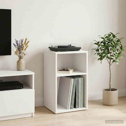 vidaXL Vinyl Record Cabinet White 38x33x61 cm 1 Pc