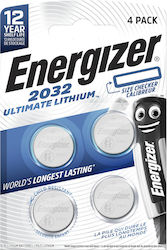 Energizer Ultimate Μπαταρίες Λιθίου CR2032 4τμχ