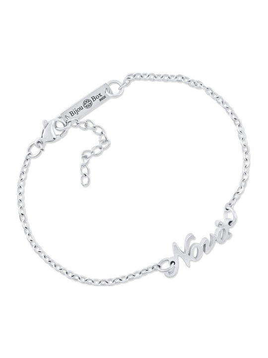 Bijou Box Damentrauring aus Stahl mit Zirkon