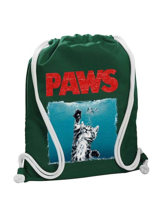 Koupakoupa Paws Kids Backpack Green 48x40cm