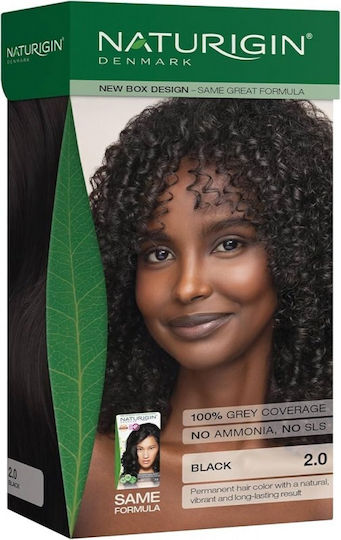 Naturigin Haarfärbemittel Schwarz 2.0 120ml