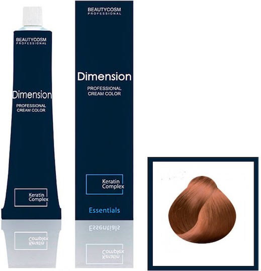 Dimension Hair Color Cream Νο 8.944 Ξανθό Έντονο Πολύ Ανοιχτό Χάλκινο, Επαγγελματική Βαφή Μαλλιών Με Σύμπλεγμα Πρωτεϊνών Κερατίνης, 100ml