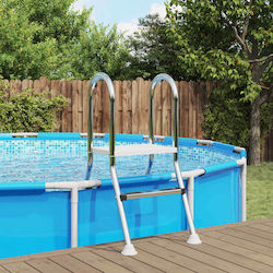 vidaXL vidaXL Pooltreppe aus Rostfreiem Stahl 1...