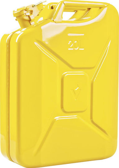 Fuel Canister Made Steel Sheet Capacity 20l Yellow Valpro